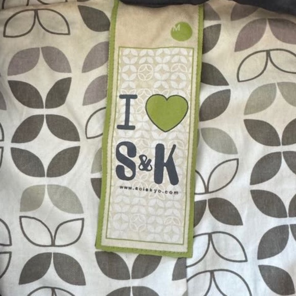 Black Soia & Kyo pleated trench coat pleated/ fit and flare - Picture 3 of 7